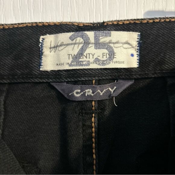 Free People We The Free CRVY Siren Low Rise Straight Jeans Black Size 25 - Picture 4 of 13